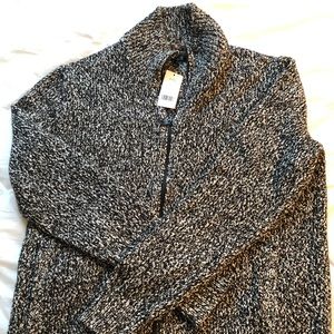 Banana Republic Salt and Pepper zip up